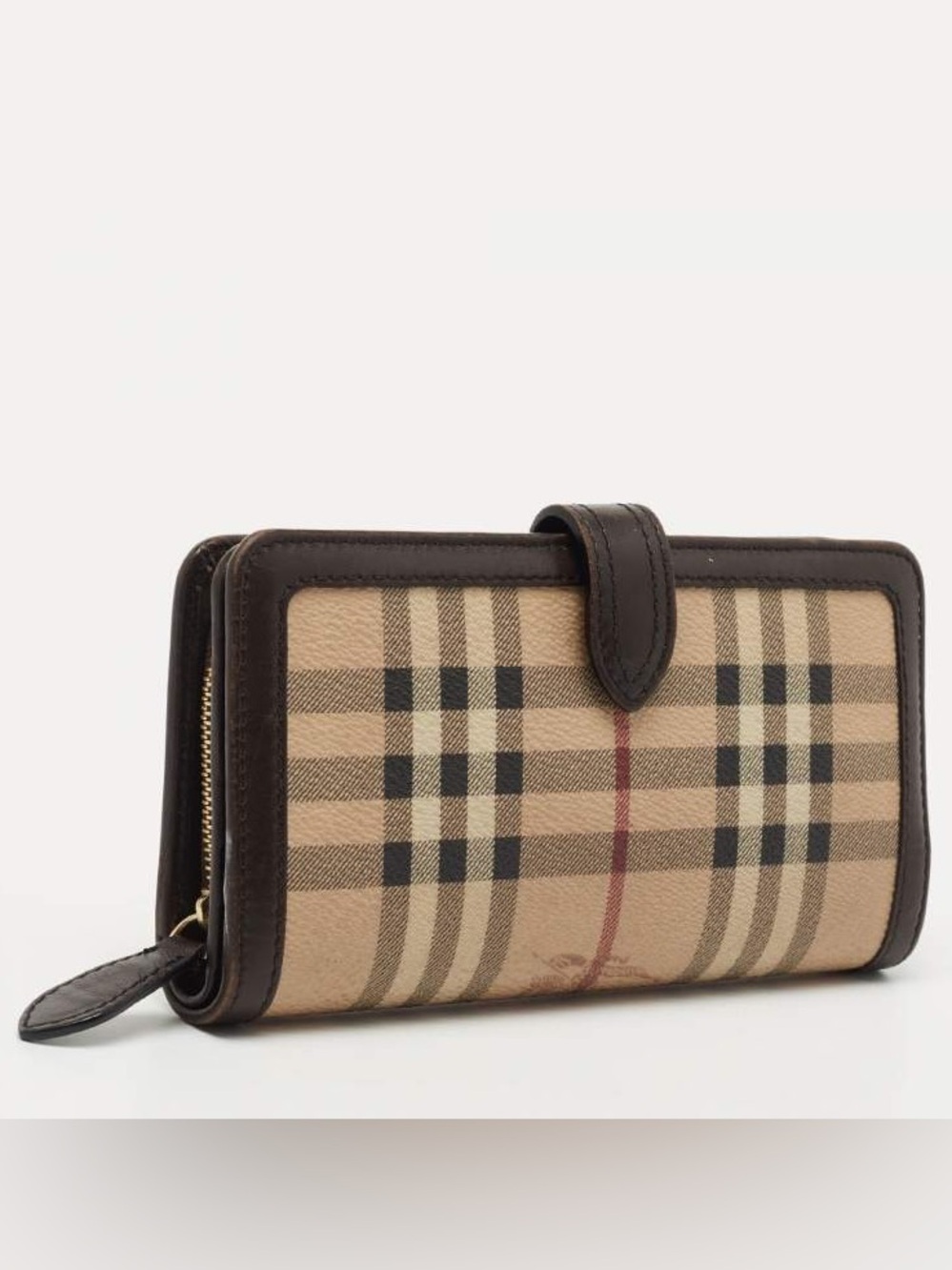 Burberry Leather Continental Wallet - Picture 1 of 9